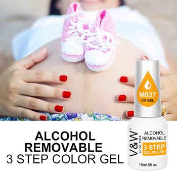 Alcohol Removable 3 Step Color Gel