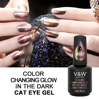 Color Changing Glow In The Dark Cat Eye Gel