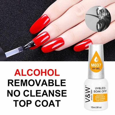 Alcohol Removable No Cleanse Top Coat