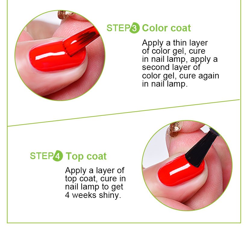 VW-1000 Colors Uv Gel Nail Polish 15 Ml Soak Off Nail Three Gel Polish | Uvled-3