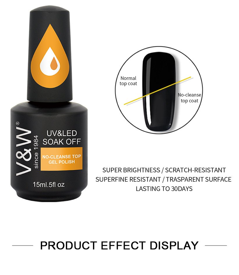 VW-No-cleanse Top Gel Polish | Gel Polish Manufacturer | Uvled Gel Polish-3