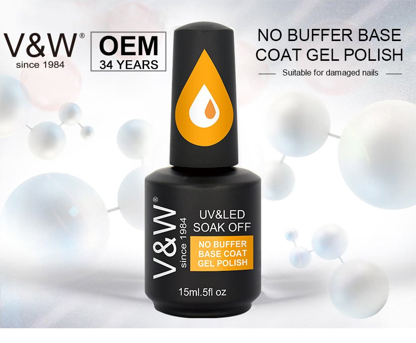 VW-Professional No Buffer Base Coat Gel Polish grow Gor Thin Nail Supplier