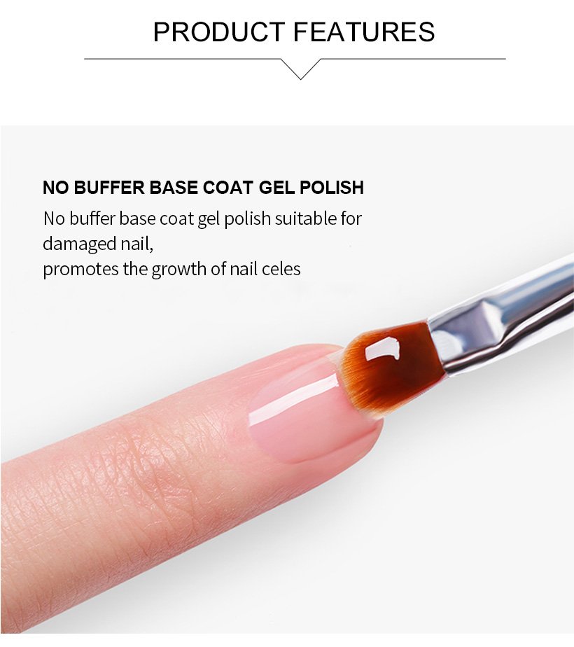 VW-Professional No Buffer Base Coat Gel Polish grow Gor Thin Nail Supplier-2