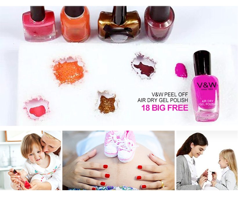 VW day light color nail polish eco friendly for wedding-5