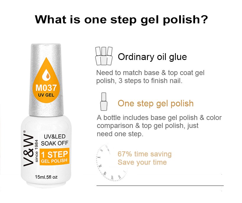 VW-Best 1 Step Gel Polish Uv Gel Polish Wholesale-8