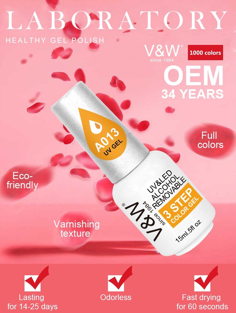 VW-Alcohol Removable 3 Step Color Gel | Uvled Gel Polish | Vw Gel Polish-1