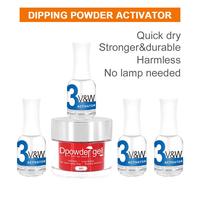 Dipping powder activator