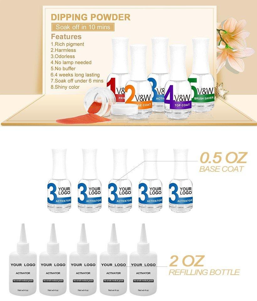 VW best nail dipping powder easy clean for party-1