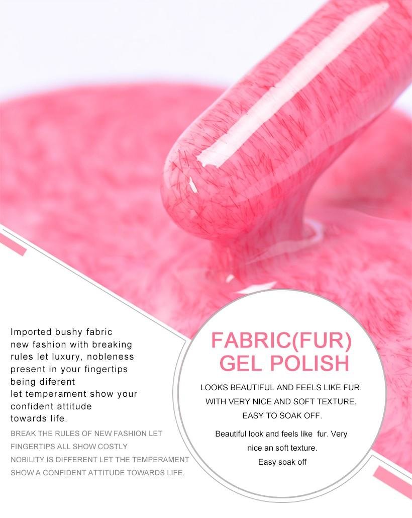 VW-Fabric Fur Soak Off Leduv Nail Gel Polish | Uv Gel Nail Set | Uvled Gel Polish-1