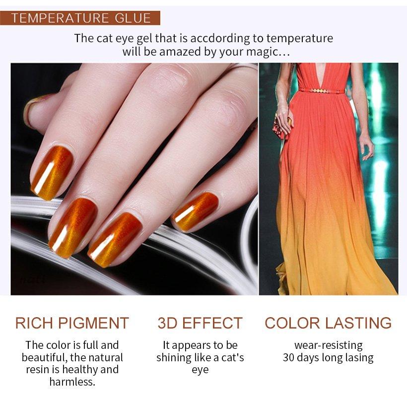 metallic cheap uv gel nail polish pigment for daily life-3