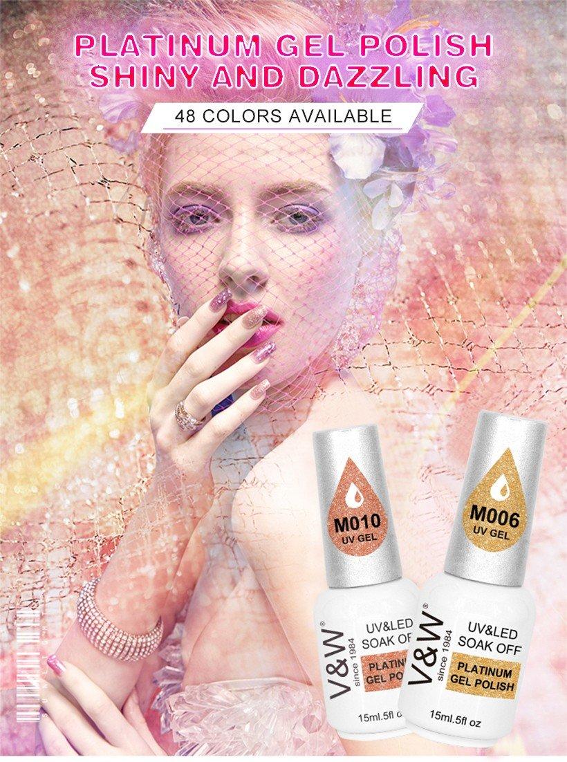 VW slip uv gel set nails manufacturer for wedding-2