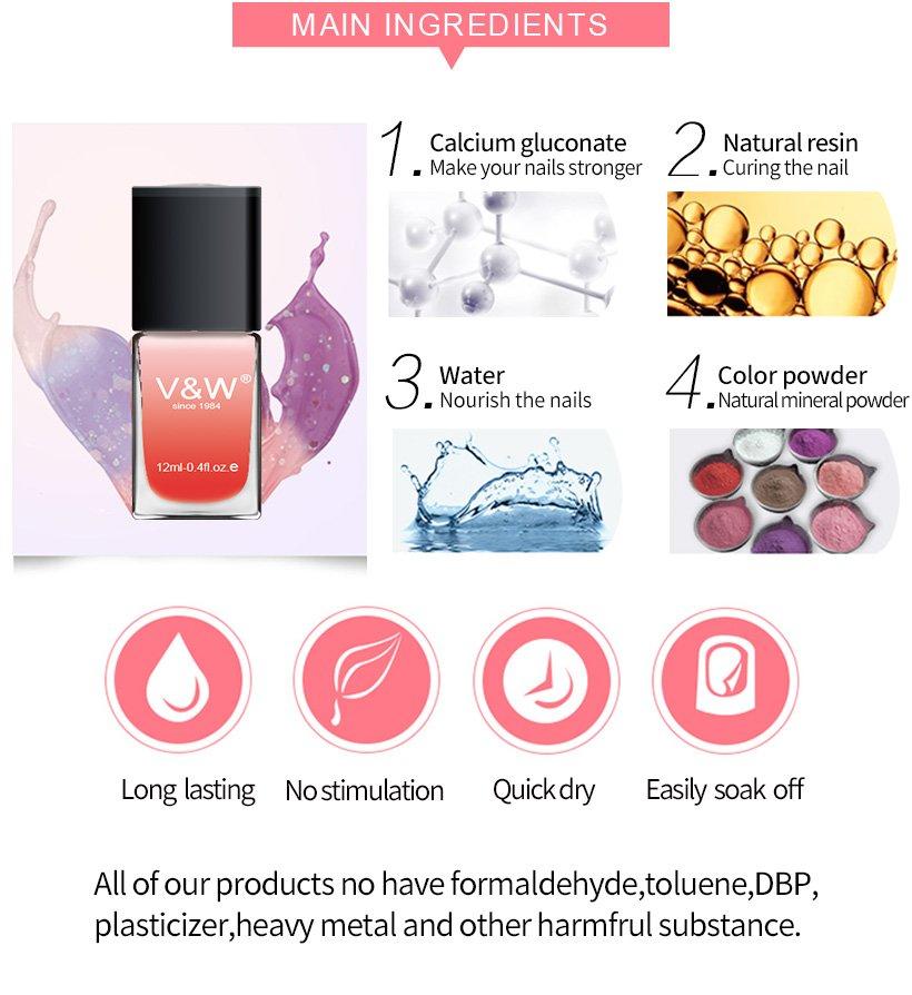 metallic gel polish without uv matte mood changing for daily life-2