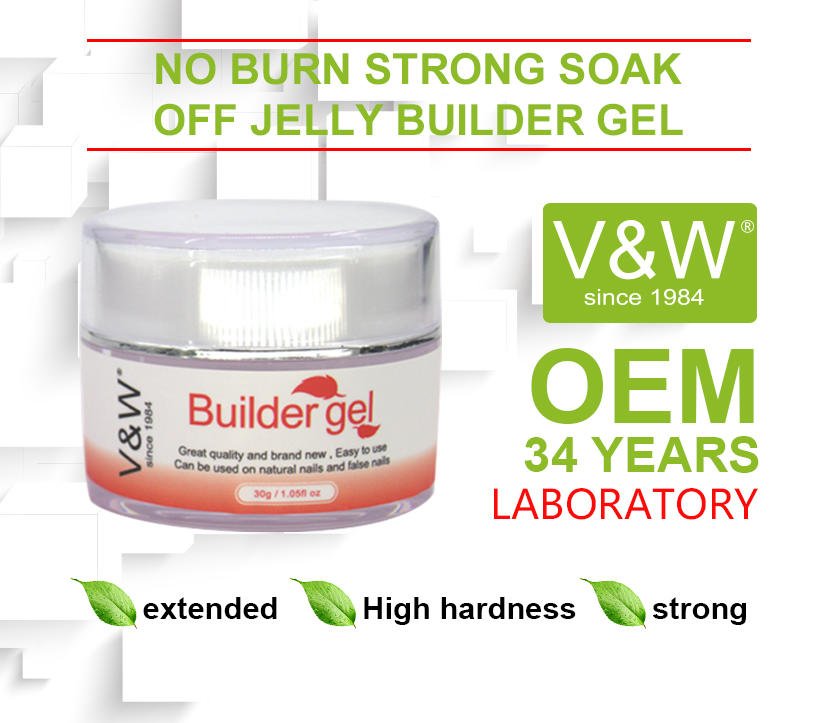 VW-No Burn Strong Soak Off Jelly Builder Gel Extend Uvled Nail Gel Polish-2