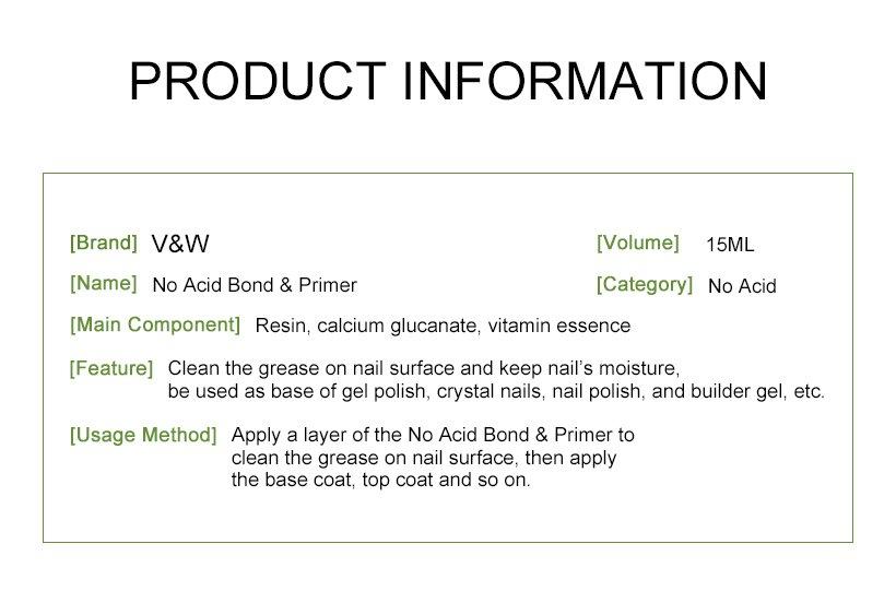 VW-Bond Primer 4 In 1 no Acid | Uvled Gel Polish Manufacture-2
