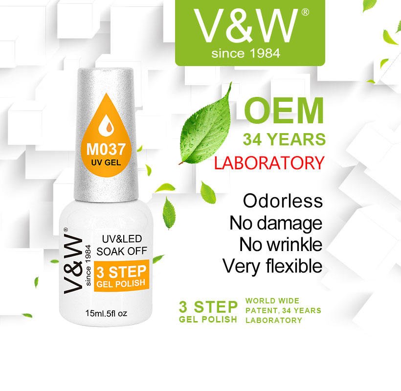 VW-1000 Colors Uv Gel Nail Polish 15 Ml Soak Off Nail Three Gel Polish | Uvled-1