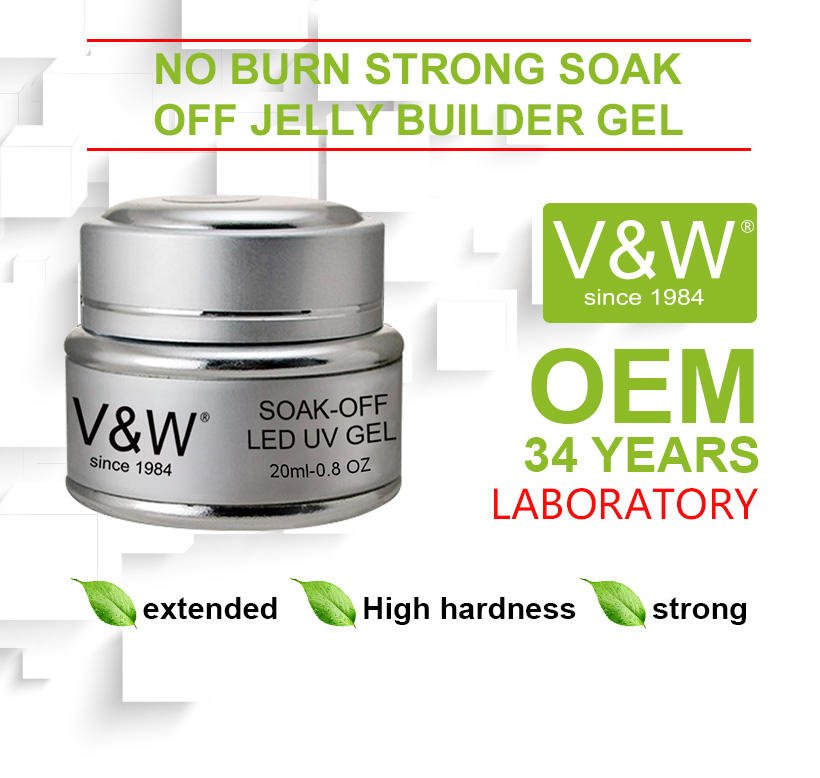 VW-No Burn Strong Soak Off Jelly Builder Gel Extend Uvled Nail Gel Polish-2