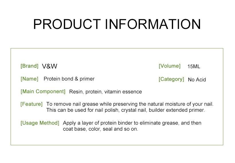 VW-Find Protein Bond Primer(for Uvled Gel, No Acid) On Vw Gel Polish-2